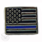 Flag Ring with Blue Line