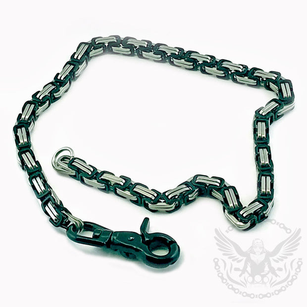 Mechanic Chain / Wallet Chain - Black and Silver