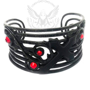 Black Cross Cuff Bracelet