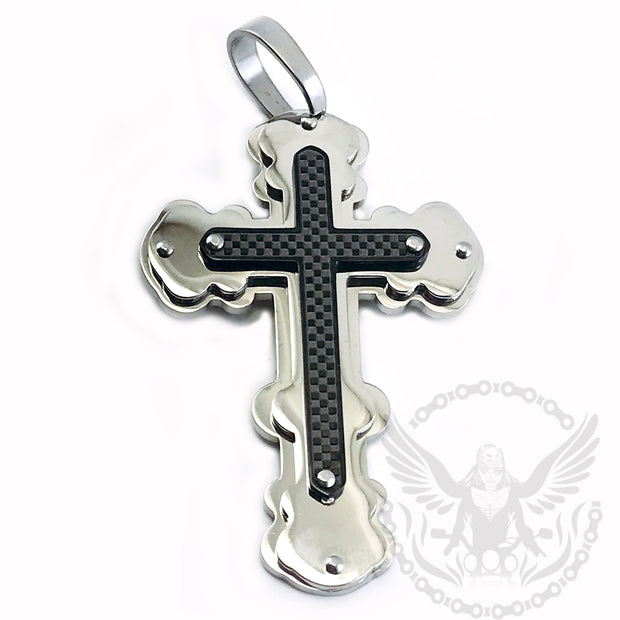 Cross - Black and Silver
