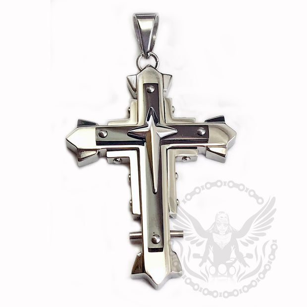 Cross -Nice Black and Silver
