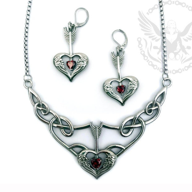 Heart and Arrow Necklace