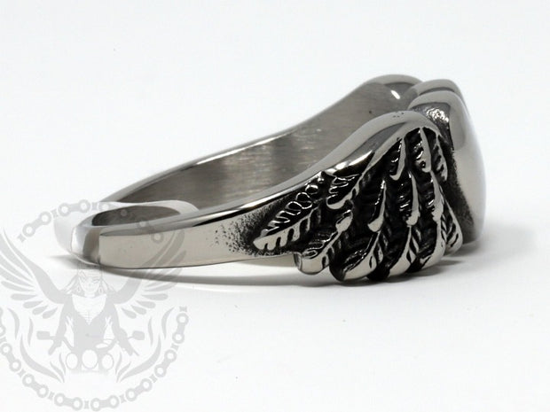 Heart and Wings Ring