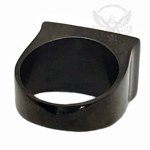 MC Motorcycle Club Ring - Black and Blue