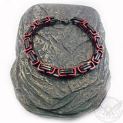 Mechanic Chain Bracelet - Red and Black