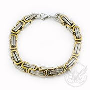 Mechanic Chain Bracelet - Silver and Gold